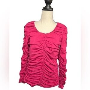 SUNDANCE Rosalind Ruched Long Sleeve.